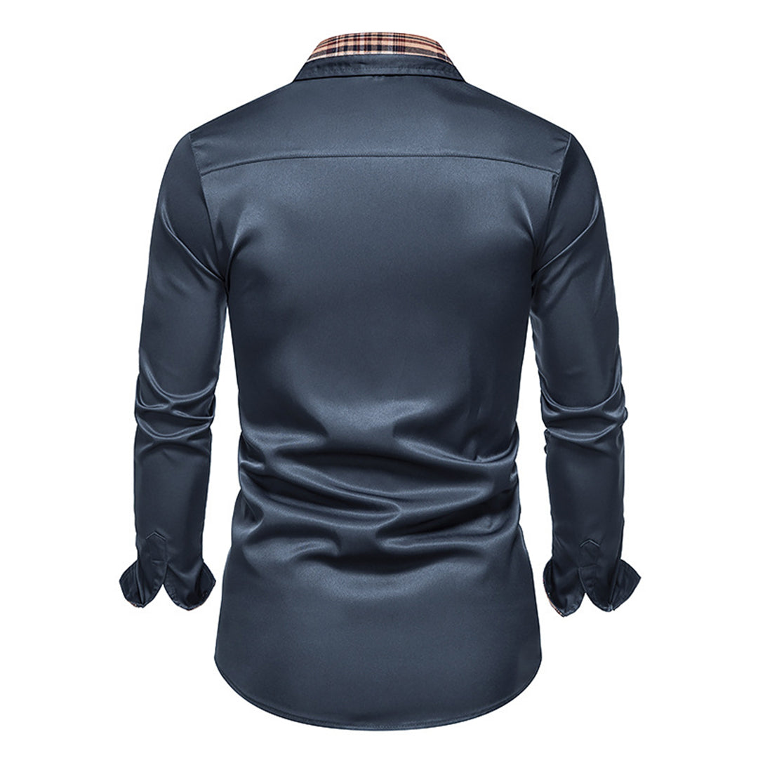 Noah - Casual Long Sleeve Shirt with Buttons and Pockets