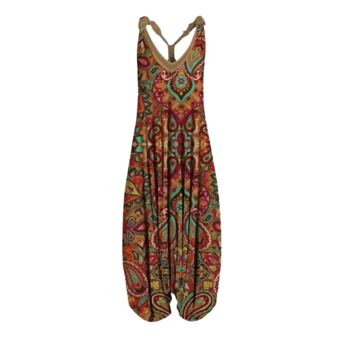 Via Printed Jumpsuit