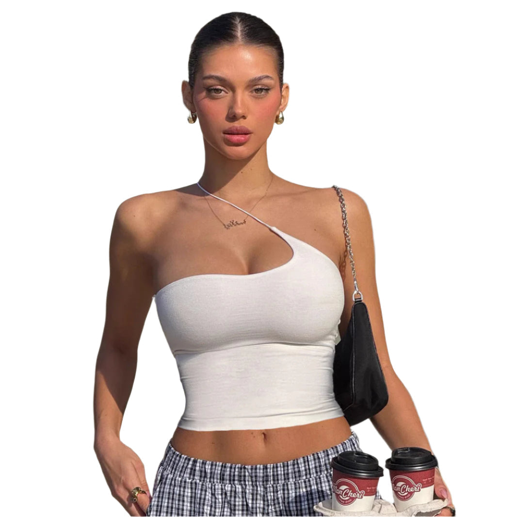 Lina - Asymmetrical Top with Unique Design