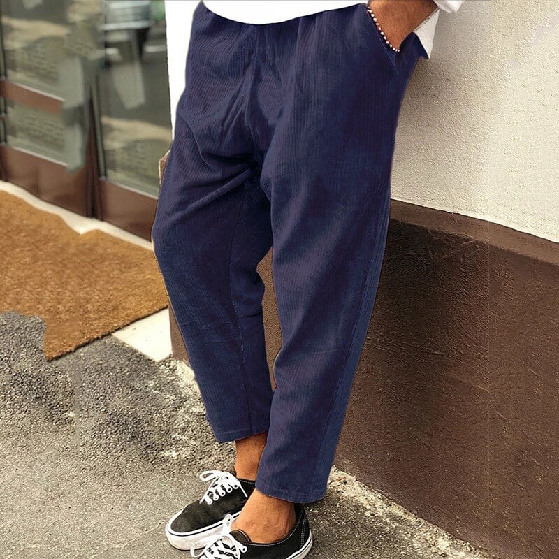 Comfortable solid-colored pants