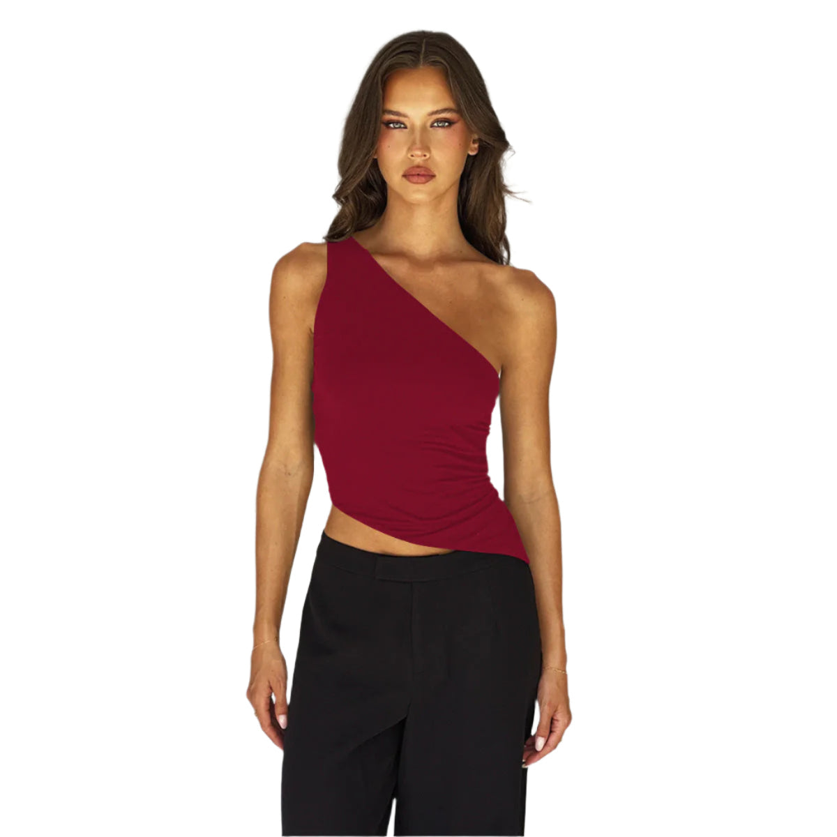 Raya - Asymmetrical Wrap Top