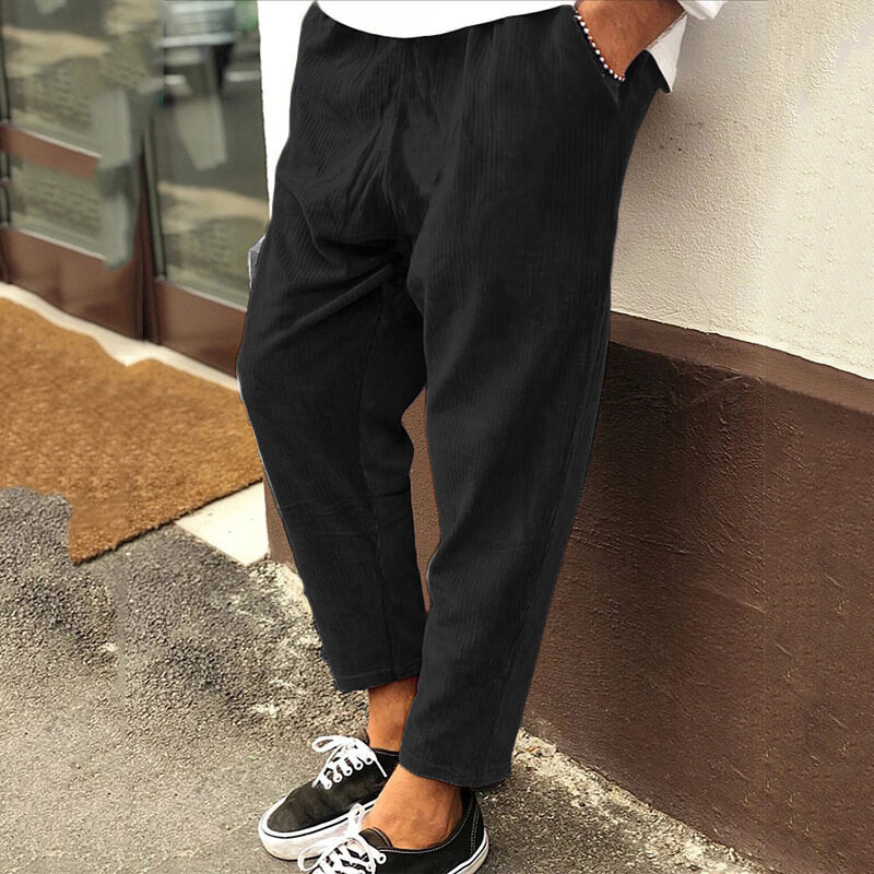 Comfortable solid-colored pants