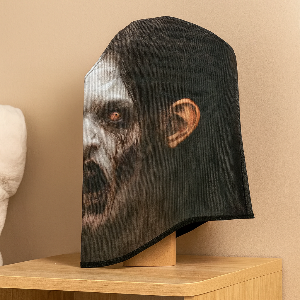 PhantomVeil Horror Mask – Washable Mesh Mask for Halloween & Cosplay