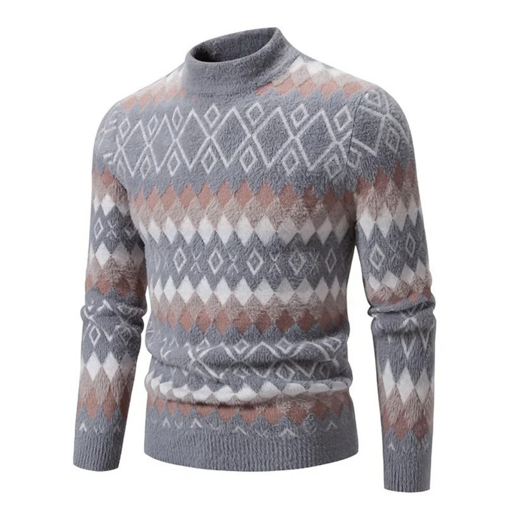 Conrad Long-sleeve Sweater with Round Neck