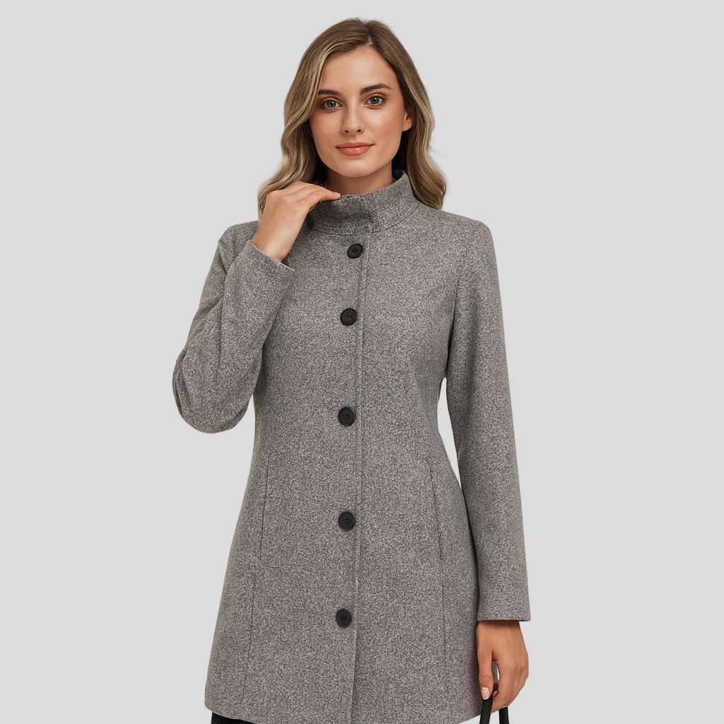 Rosie | Classic Button-Down Trench Coat