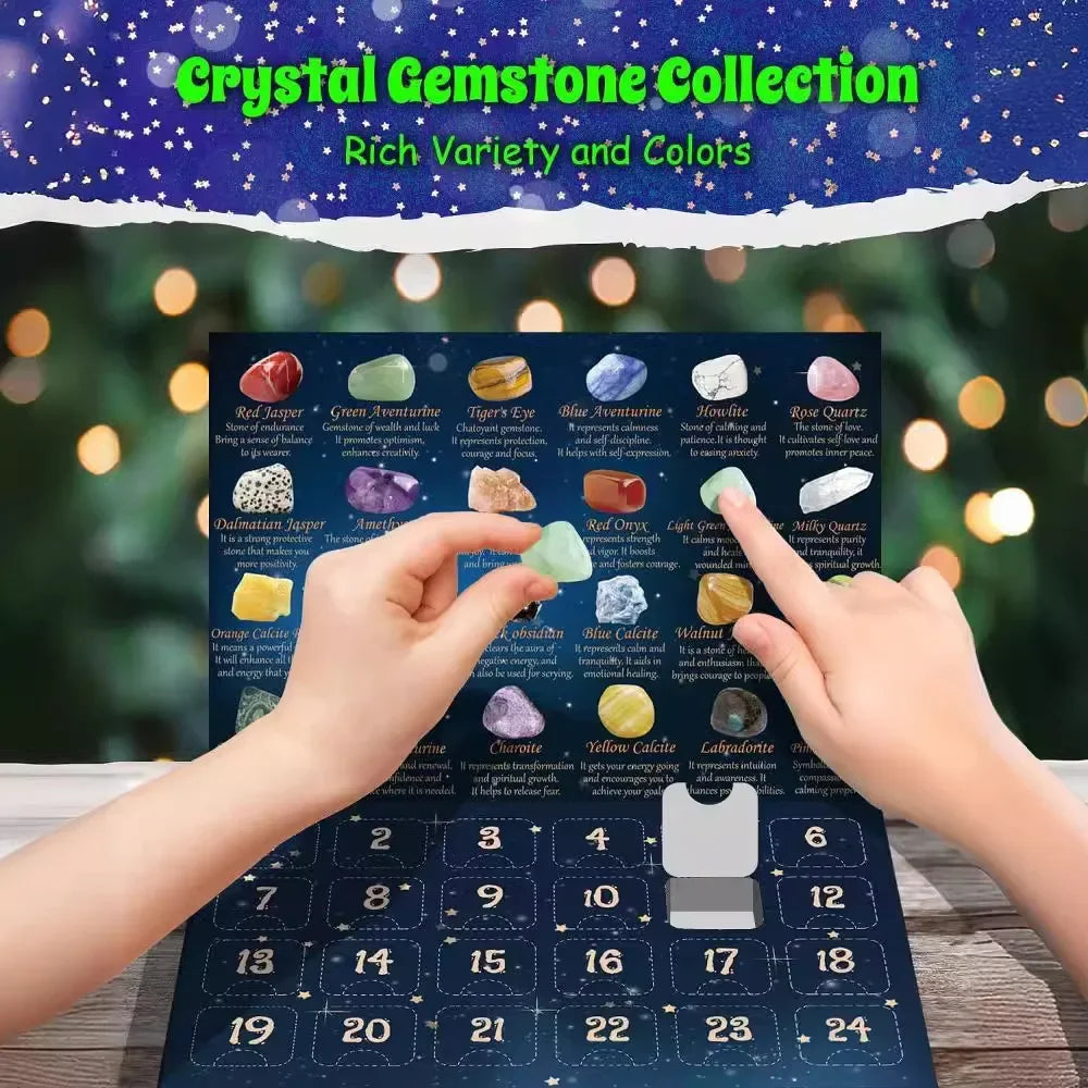 Ava Crystal Advent Calendar with Gemstones