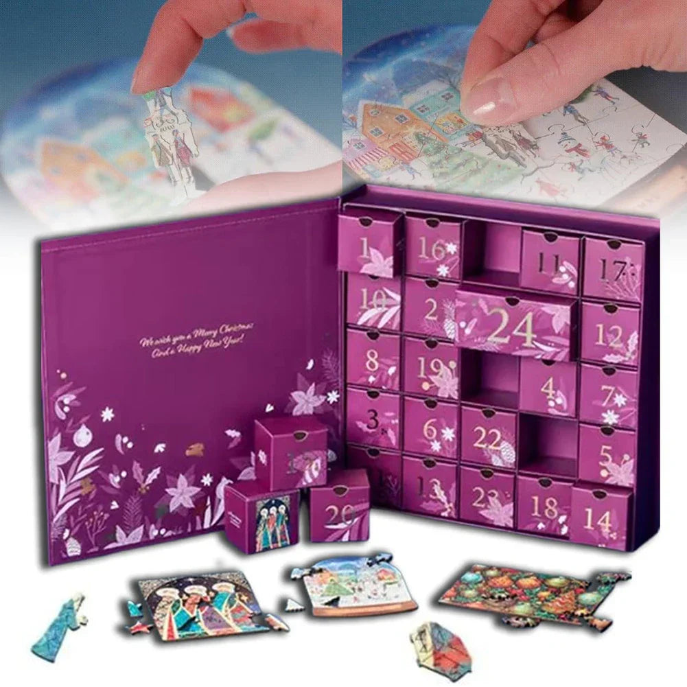 24-Day Christmas Puzzle Advent Calendar