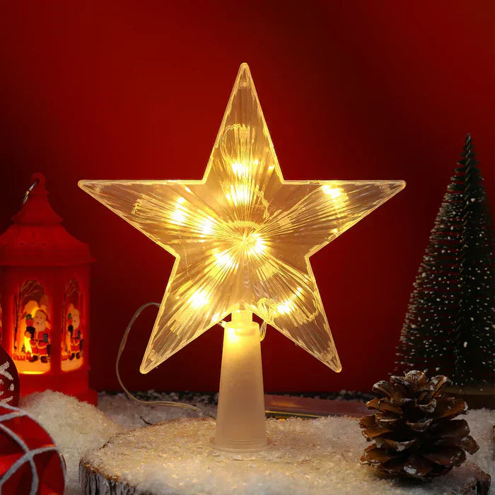 Sparkling Star - Elegant Tree Top