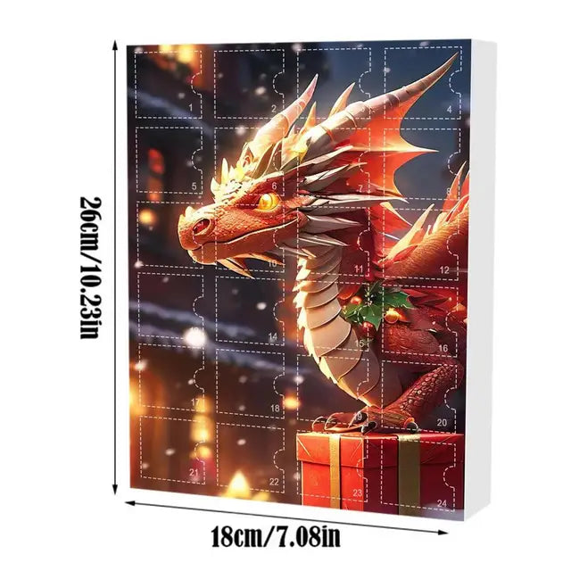 24-Day Puzzle Game Dragon Advent Calendar