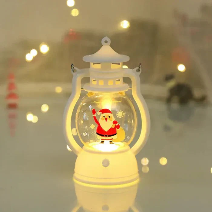 Shiny Christmas Lantern Holiday Centerpiece