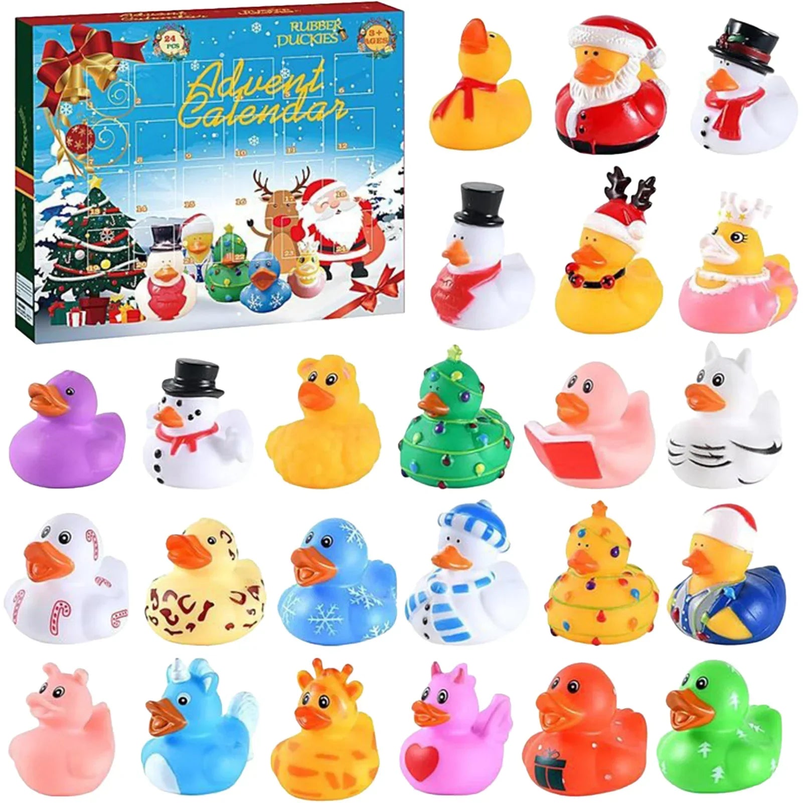 Christmas Countdown Rubber Duck Advent Calendar