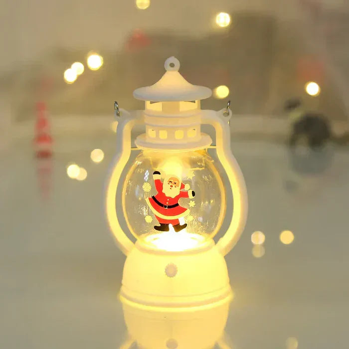 Shiny Christmas Lantern Holiday Centerpiece