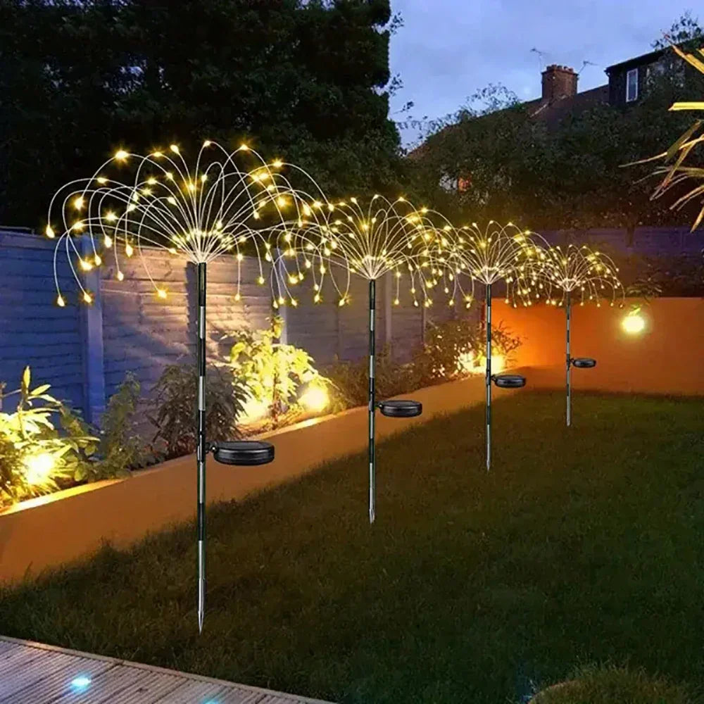 Solar Fireworks Light Chain