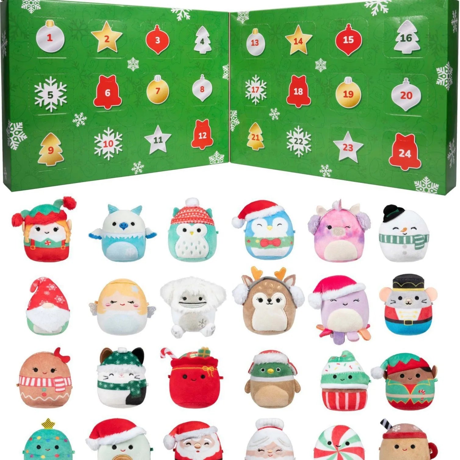 Advent Calendar Set with Plush Toys