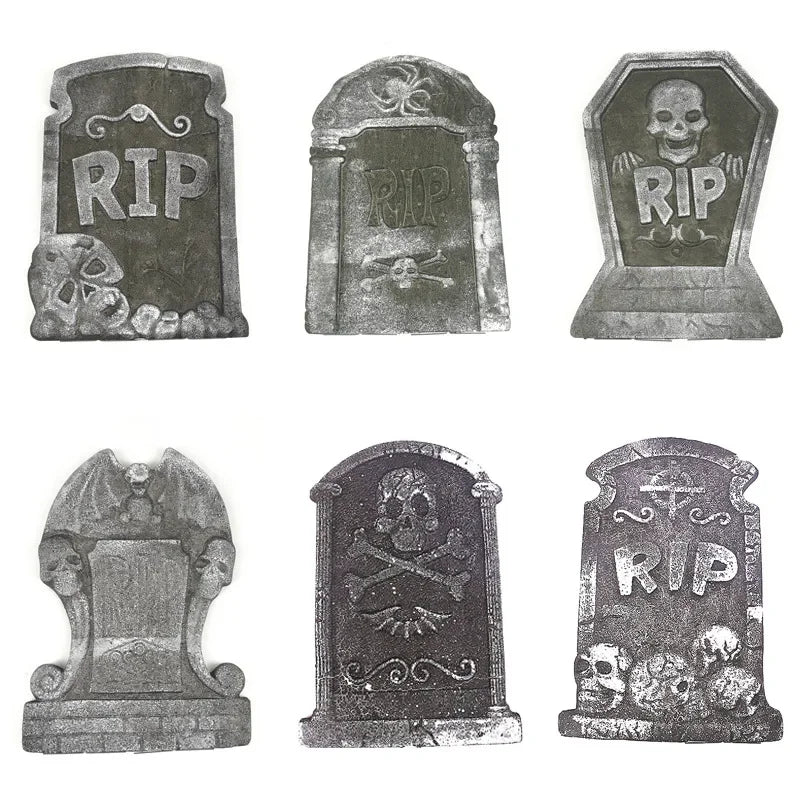 Foam Headstone Halloween Decoration