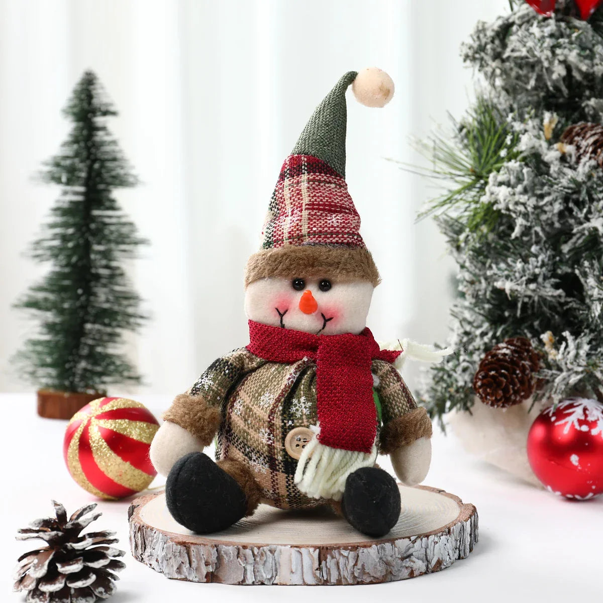 Christmas Doll New Year Ornament Set