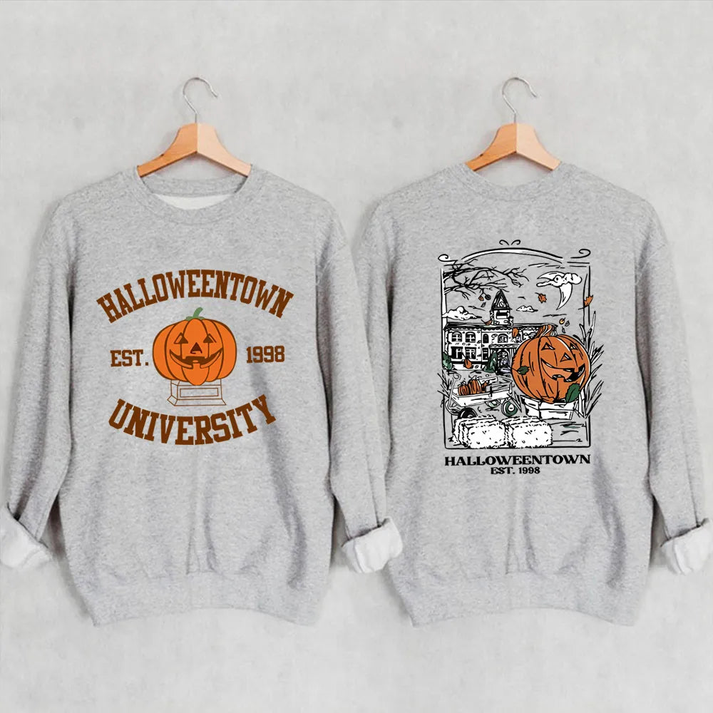 Lara Halloween Ghost Vintage Pullover