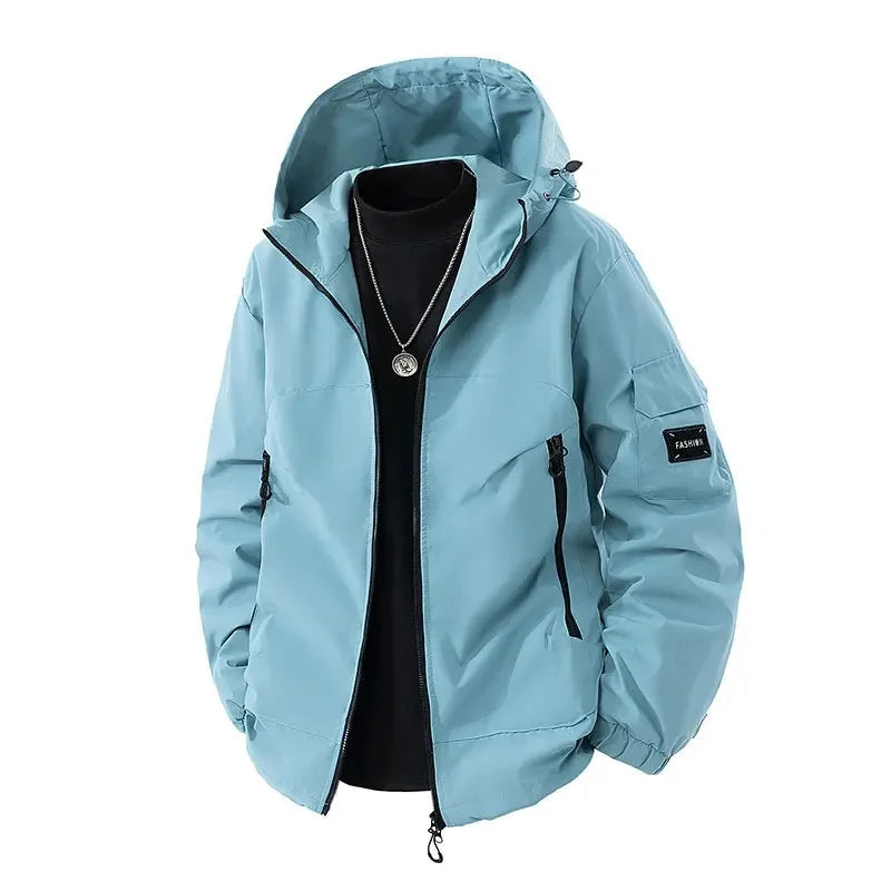 Men's Winter Ski Jacket with Hood | Plus Size