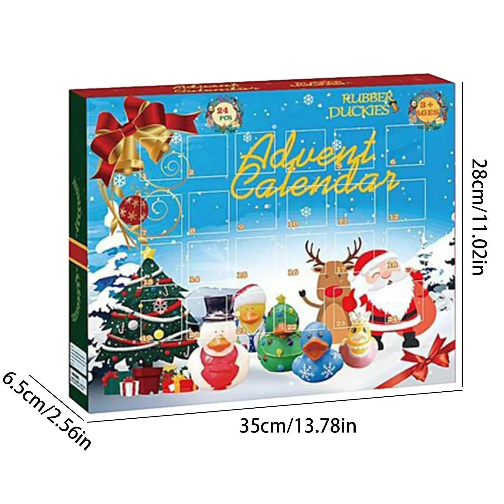 Christmas Countdown Rubber Duck Advent Calendar
