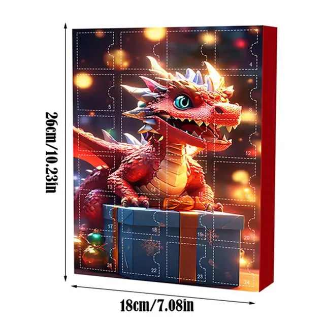 24-Day Puzzle Game Dragon Advent Calendar