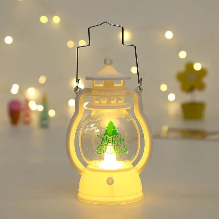 Shiny Christmas Lantern Holiday Centerpiece