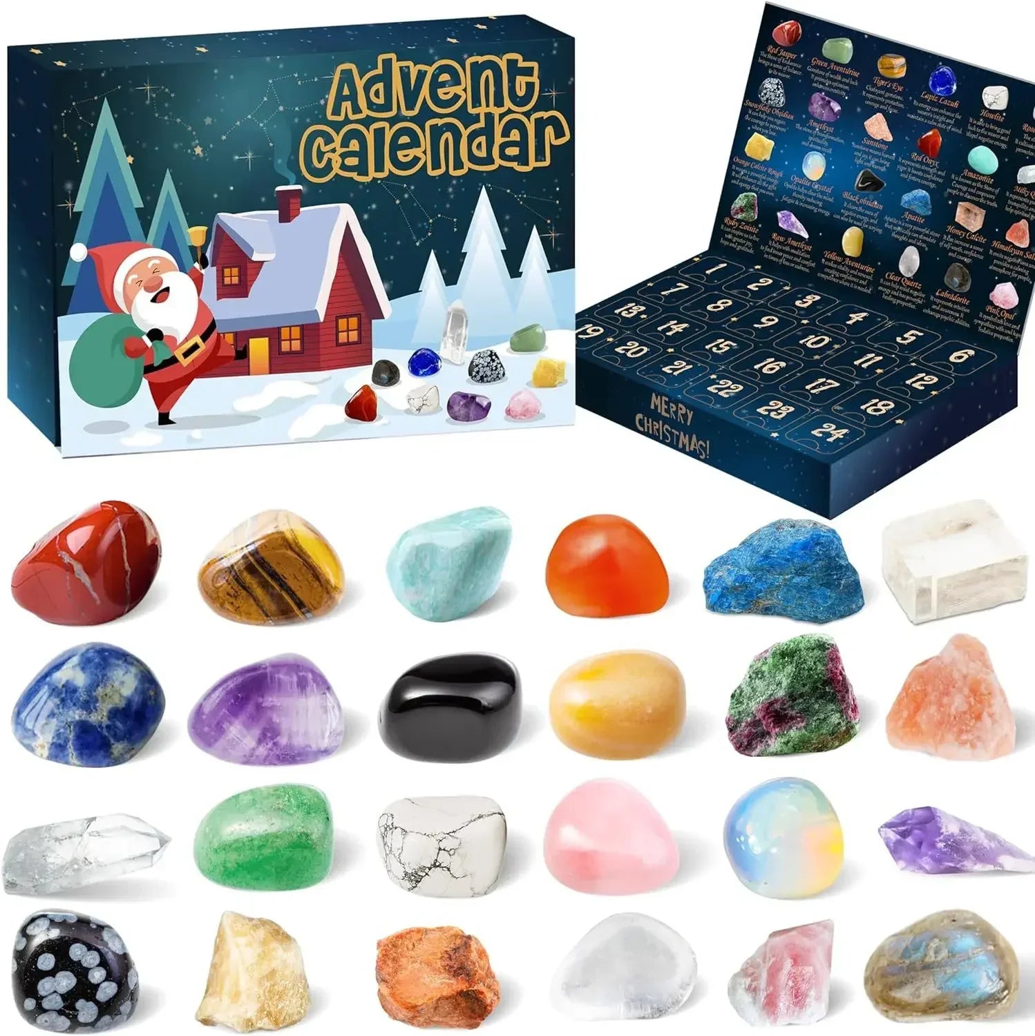 Ava Crystal Advent Calendar with Gemstones