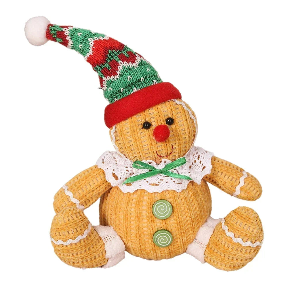 Gingerbread Doll as Plush Ornament