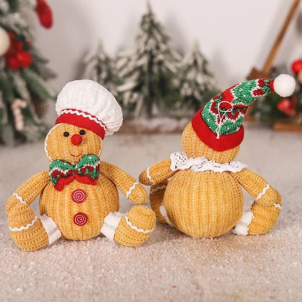 Gingerbread Doll as Plush Ornament
