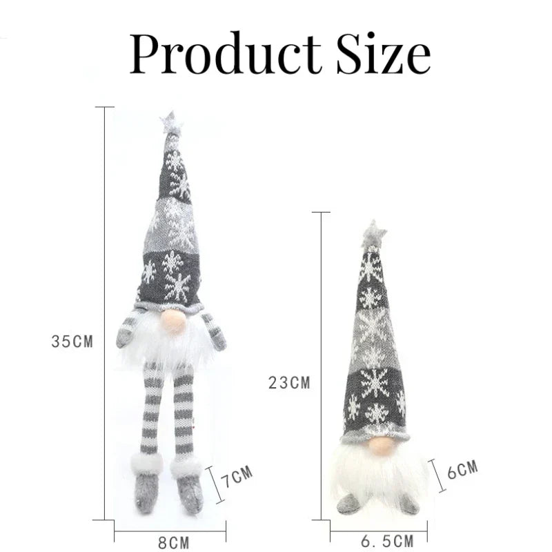 Christmas Gnome Face-Less Doll Night Light