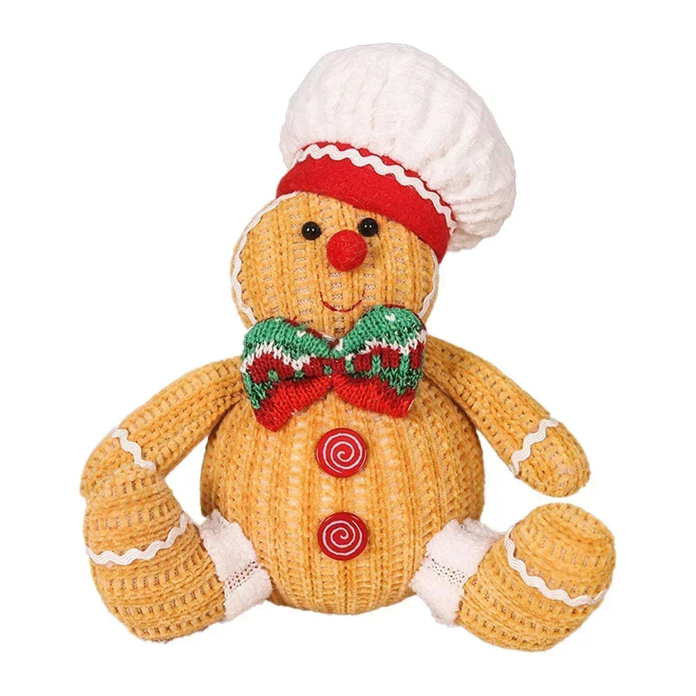 Gingerbread Doll as Plush Ornament