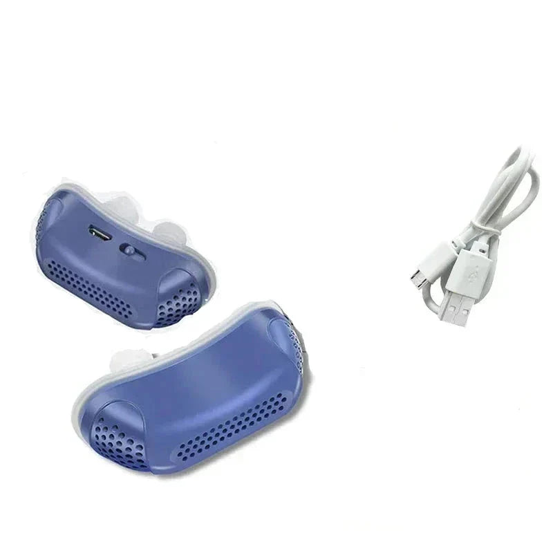Electric nose clip for snoring