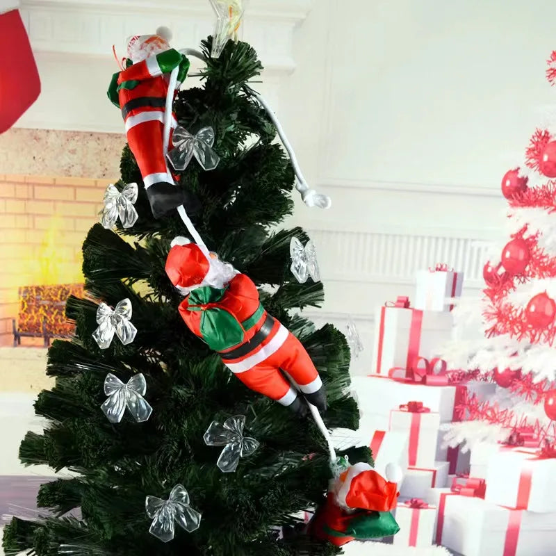 Christmas Decoration with Santa Claus Window Decals