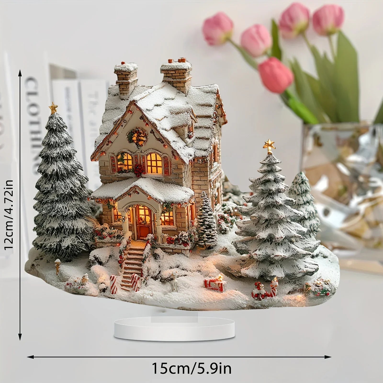 SnowHouse Acrylic Christmas Decoration