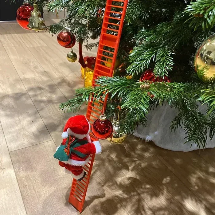 Merry Holidays Step Santa