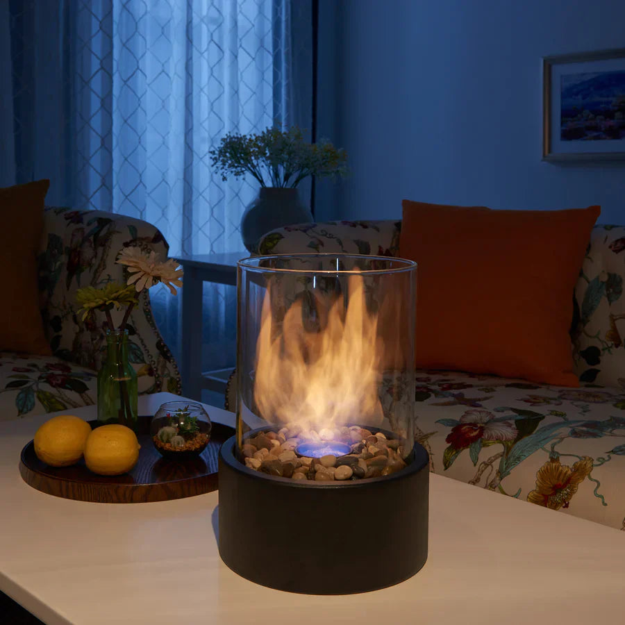 AuraFlame - Modern Portable Table Fireplace