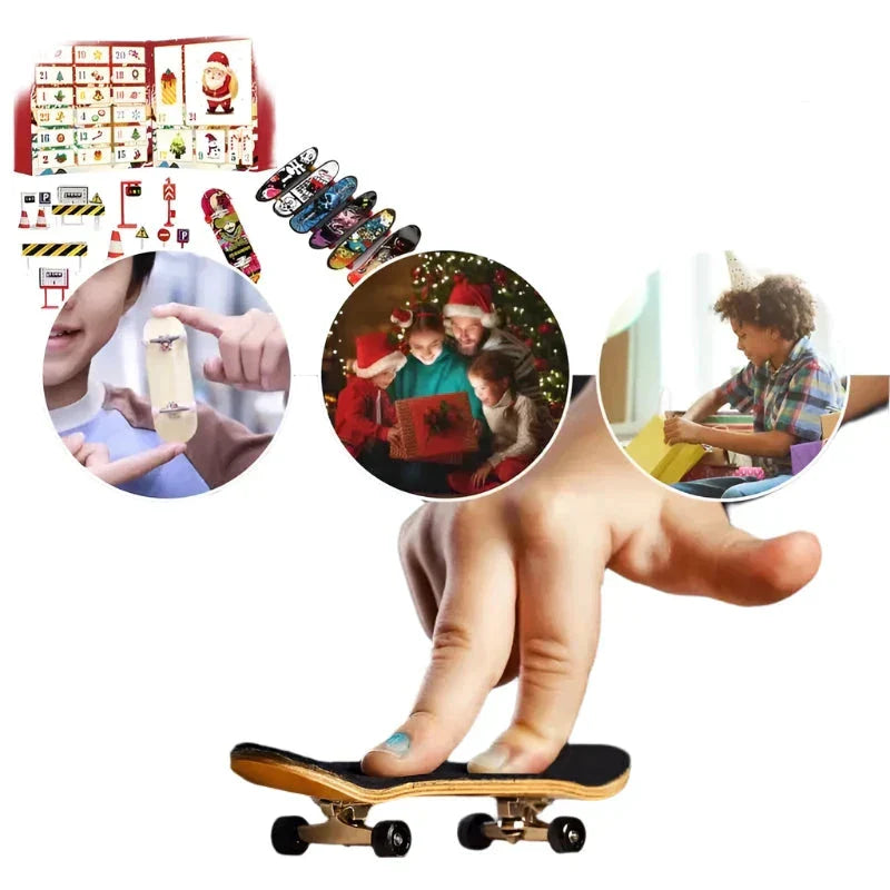 24-Day Finger Skateboard Advent Calendar