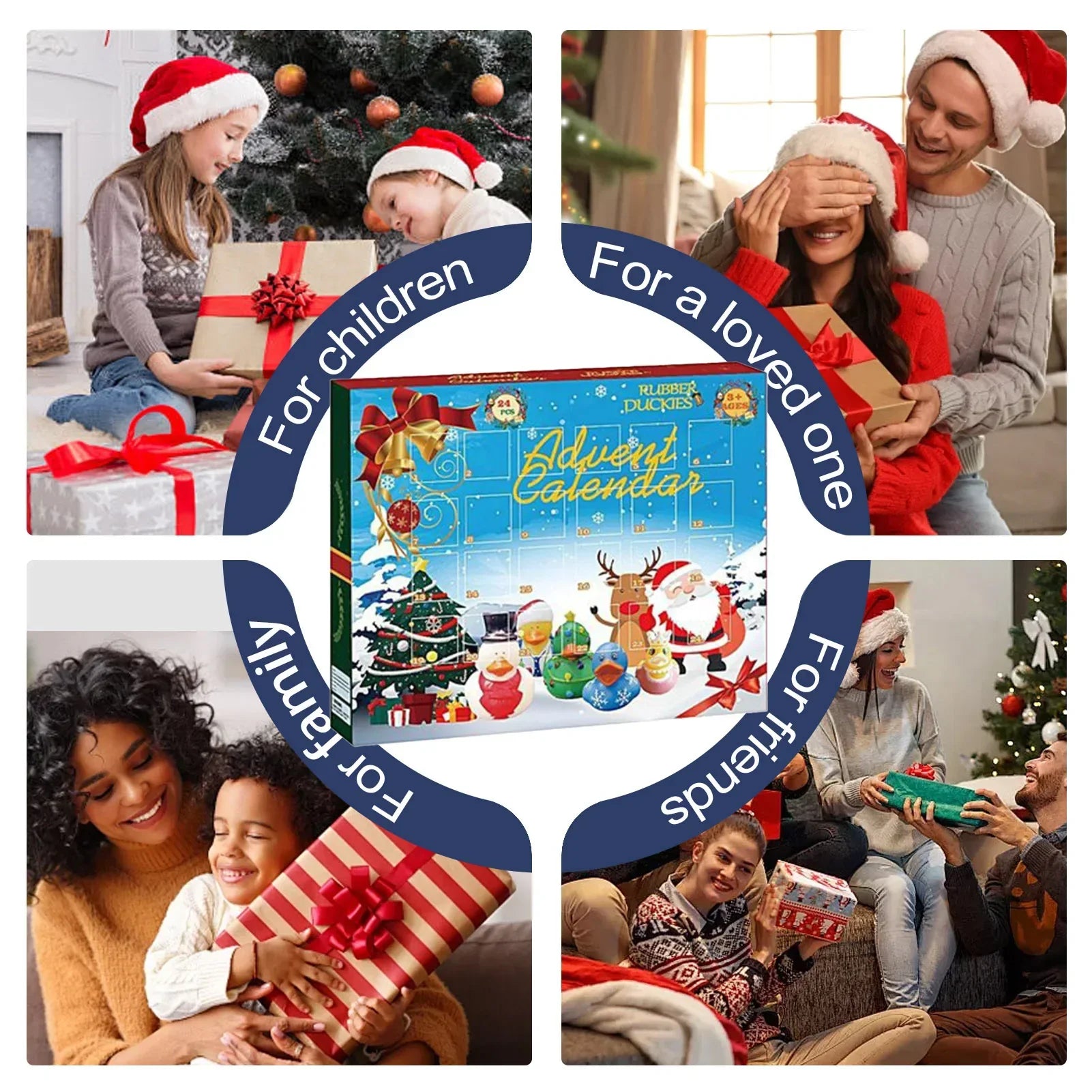 Christmas Countdown Rubber Duck Advent Calendar