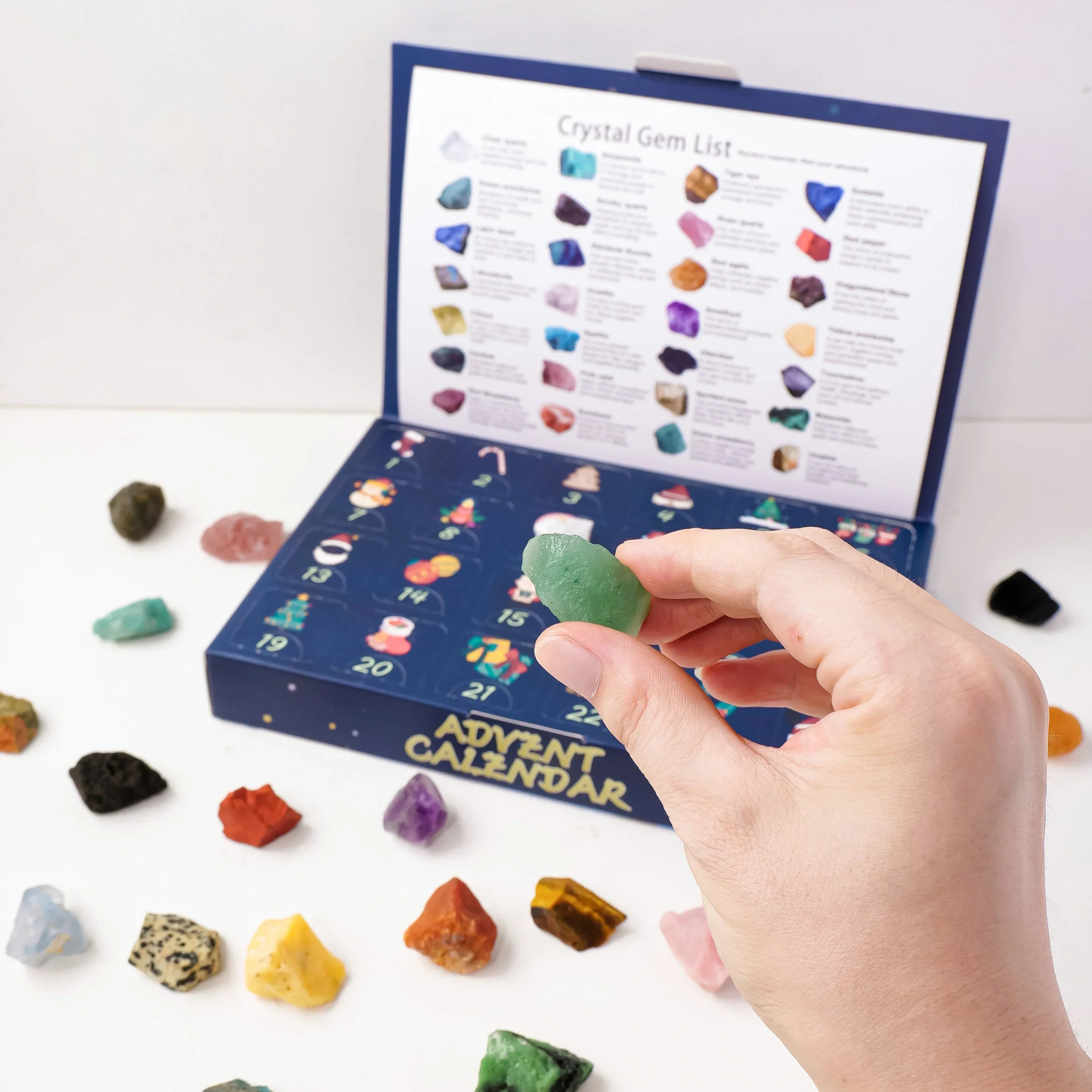 Advent Calendar with Crystal Stones