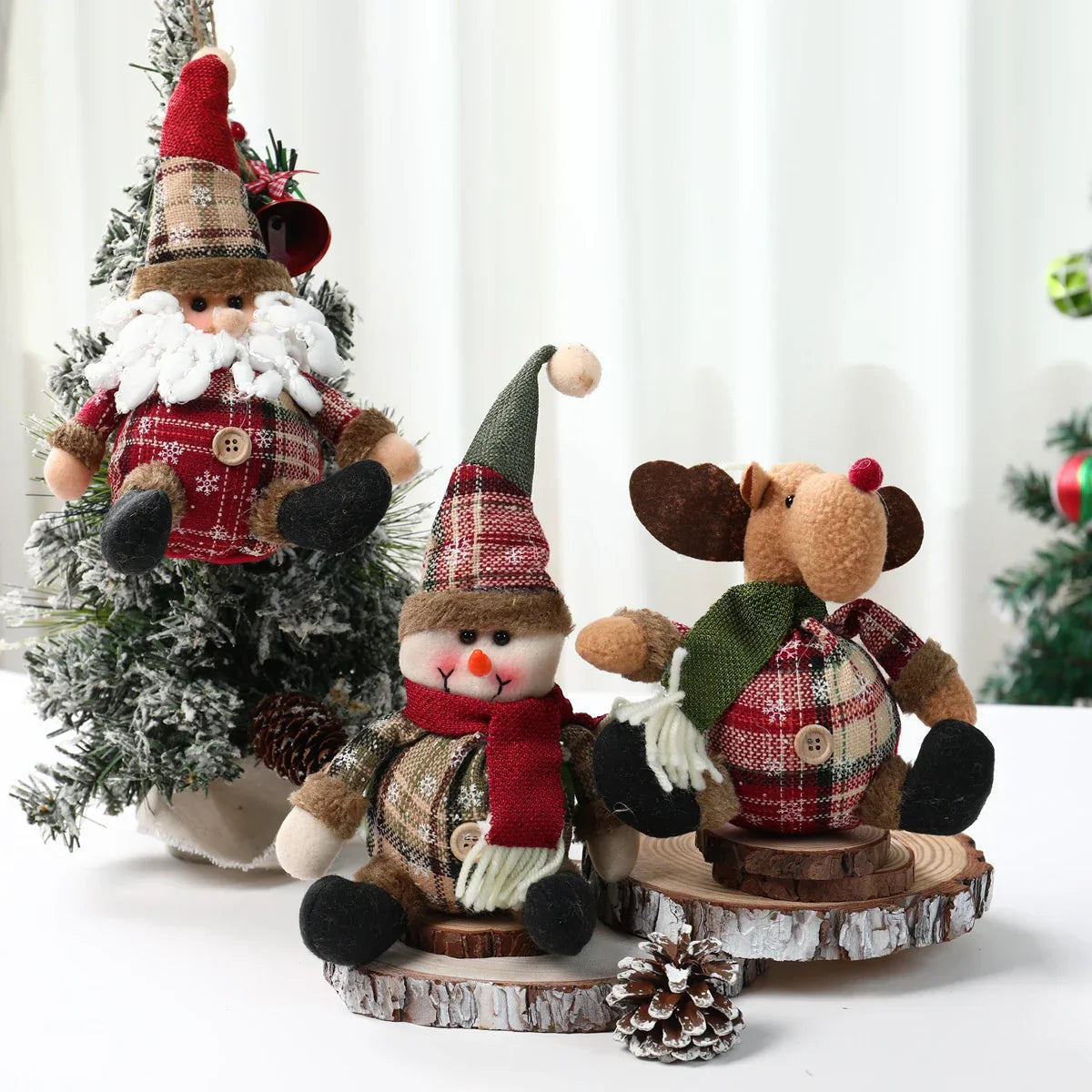 Christmas Doll New Year Ornament Set