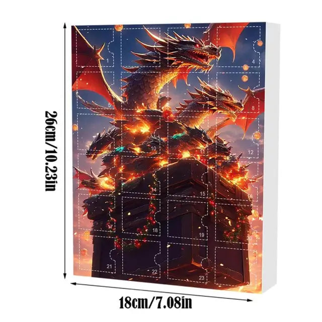 24-Day Puzzle Game Dragon Advent Calendar