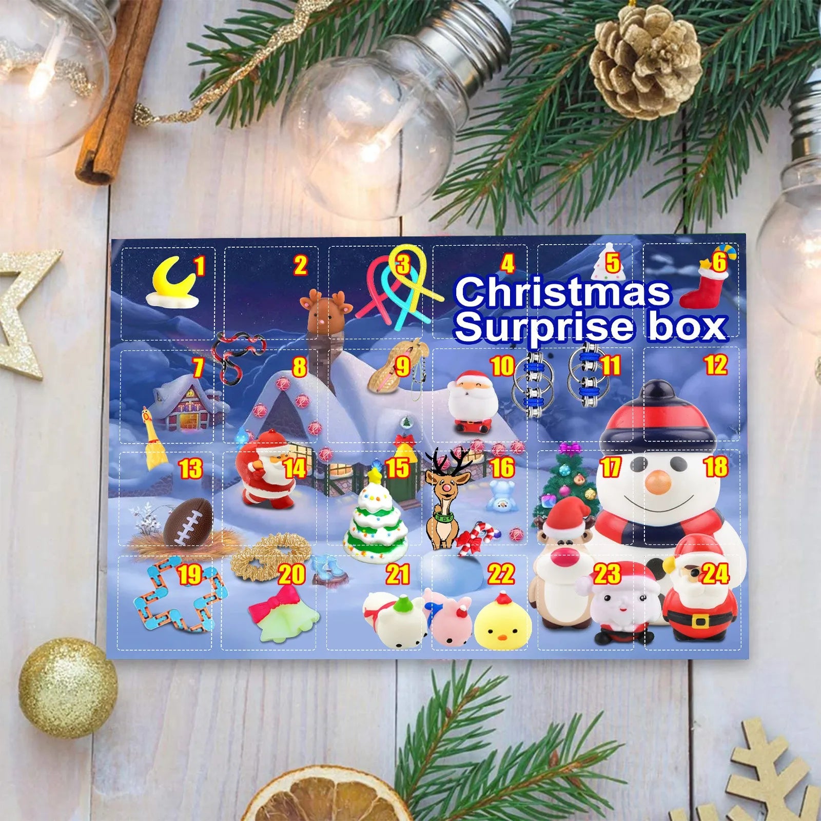 Surprise Advent Calendar Gift Box