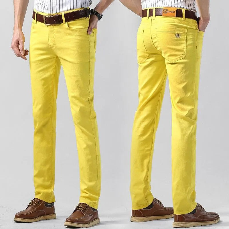 Jason - Slim Fit Pants with Practical Pockets