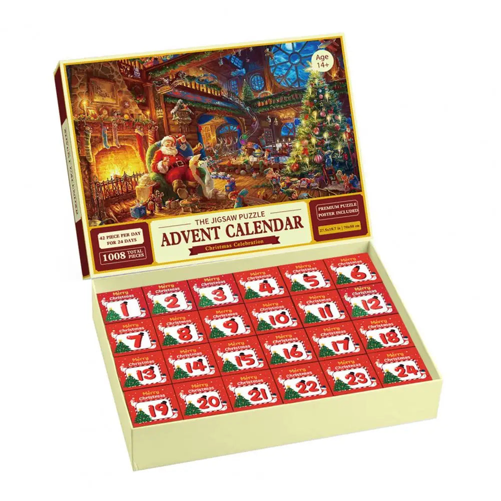 Advent Calendar with Puzzle and Countdown