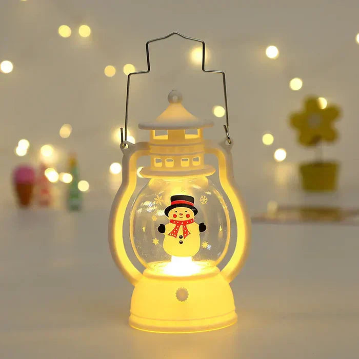 Shiny Christmas Lantern Holiday Centerpiece