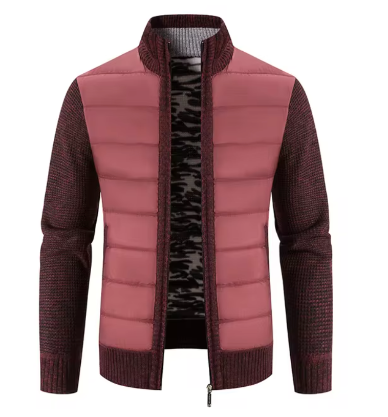 Ethan Stand Collar Pullover – Long Sleeve Men's Jacket