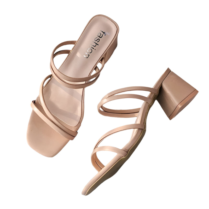 Dana - Trendy square heel pumps