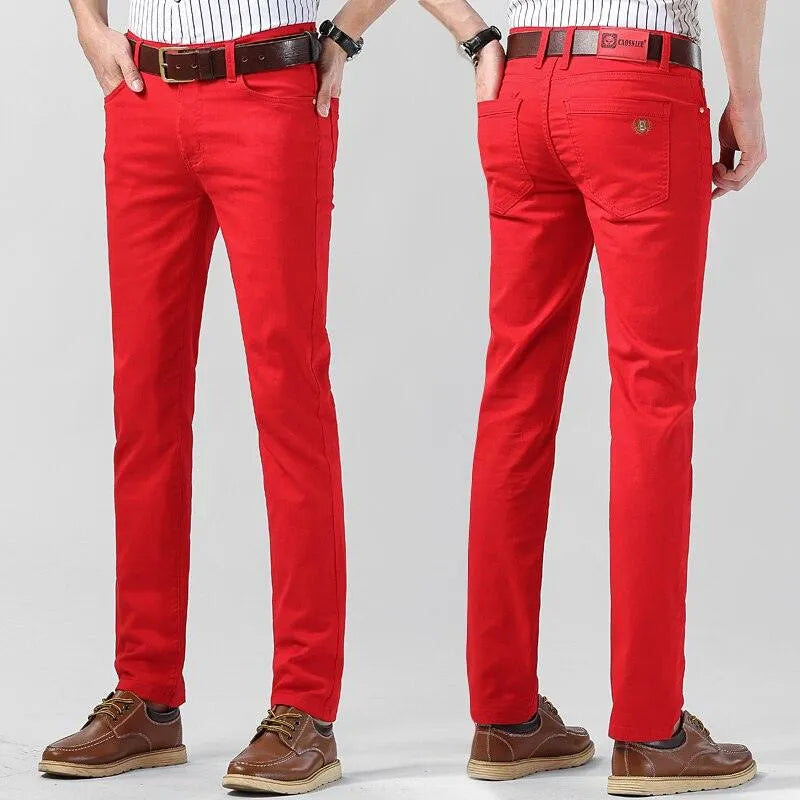 Jason - Slim Fit Pants with Practical Pockets