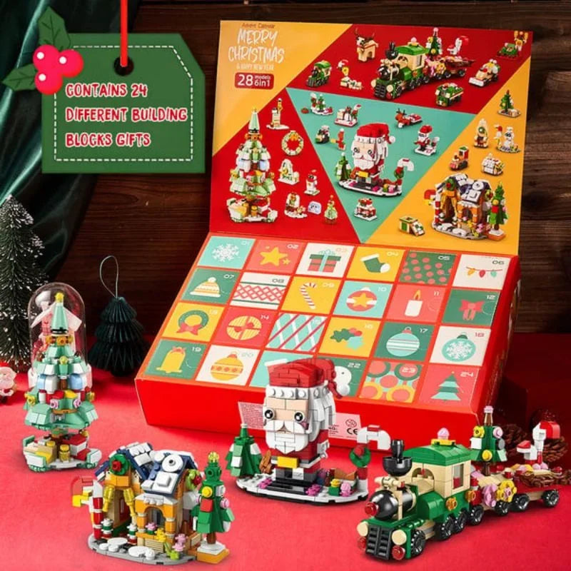 Advent Calendar Surprise Building Blocks Puzzle