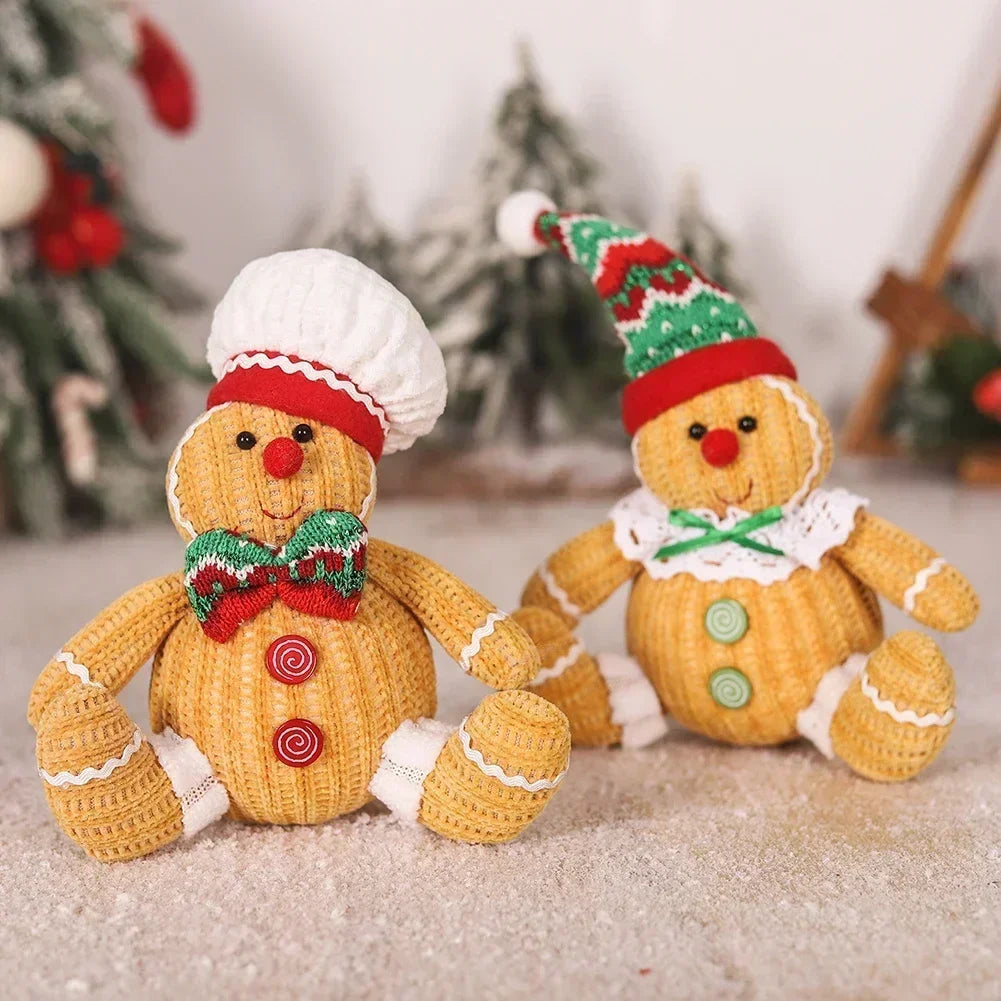 Gingerbread Doll as Plush Ornament