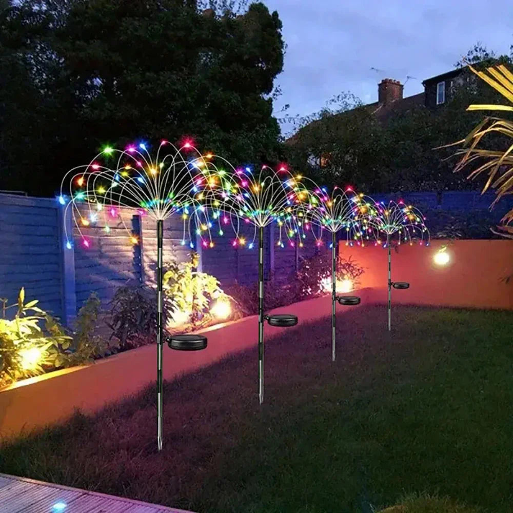Solar Fireworks Light Chain